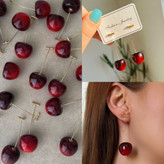 گوشواره گیلاس اصلی🍒