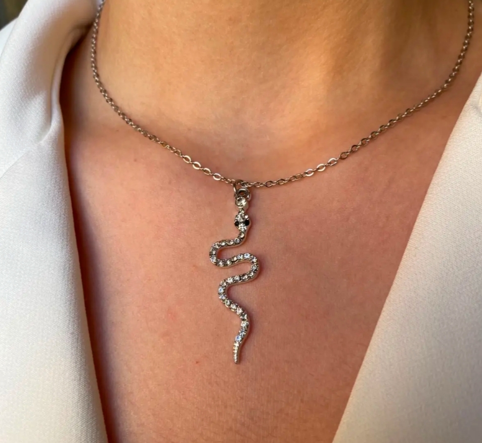 گردنبند پلاک مار🐍